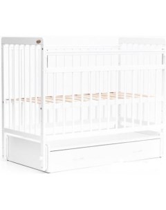 Классическая детская кроватка Euro Style М 01 10 04 белый Bambini