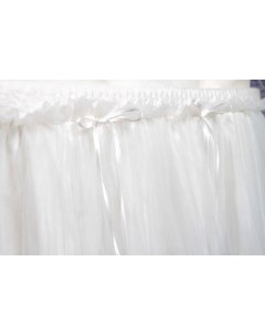 Подзор для детских кроваток юбка с бампером В4 бежевый Lappetti