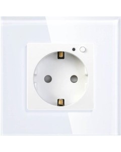 Розетка Умная встраиваемая Wi Fi розетка IoT Outlet W01 2500Вт белая HDY OW01 белый HDY OW01 Hiper