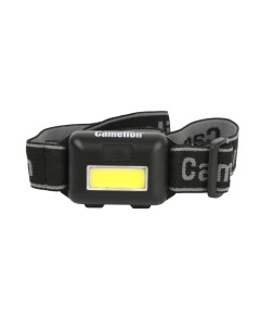 Фонарь налобный LED5355 черный 1Вт COB LED 3 реж 3XAAA 13748 Camelion