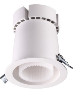 Встраиваемый точечный светильник NT19 092 IP20 LED 4000K 20W 220В VARPAS белый 358200 Novotech