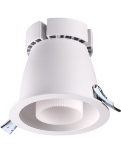 Встраиваемый точечный светильник NT19 092 IP20 LED 4000K 45W 220В VARPAS белый 358201 Novotech