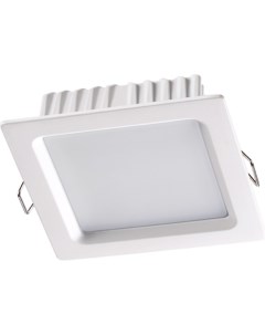 Встраиваемый точечный светильник NT19 137 IP20 LED 4100К 12W 220V LUNA белый 358033 Novotech