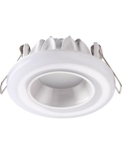 Встраиваемый точечный светильник NT19 000 IP20 LED 6W белый 358278 Novotech