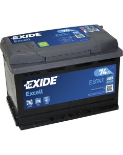 Автомобильный аккумулятор Excell EB741 74 А ч Exide