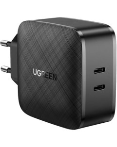 Сетевое зарядное CD216 70867 черный Ugreen