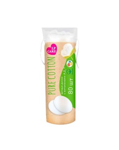 Диски ватные PURE COTTON с витаминами A E F 80 Lp care