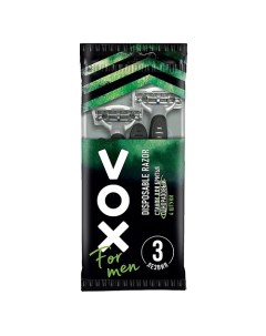 Станок для бритья одноразовый FOR MEN с тройным лезвием 4 0 Vox