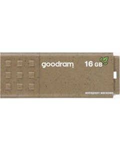 USB Flash UME3 Eco Friendly 16GB коричневый Goodram