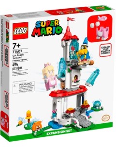 Конструктор Super Mario 71407 Наряд Пич кошки и Ледяная башня Lego