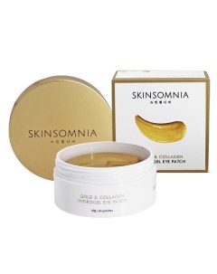 Гидрогелевые патчи для глаз с золотом и коллагеном GOLD COLLAGEN 60 Skinsomnia