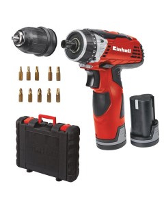 Дрель шуруповерт акк TE CD 12 X Li 2x1 5 Ah Einhell