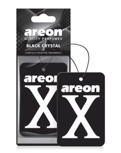 Ароматизатор для авто X Black Crystal картонка Areon