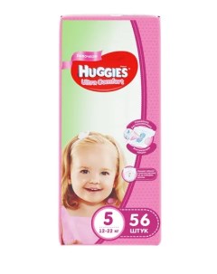 Подгузники детские Ultra Comfort Mega 5 Girl 56шт Huggies