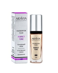 Тональный крем для увлажнения и естественного сияния кожи PERFECT TONE Aravia professional