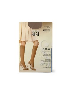 Гольфы женские MISS 20 2 пары Sisi