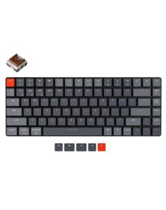 Беспроводная клавиатура K3-E3-RU K3 (Grey, Brown Switch) Keychron