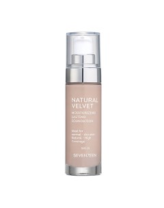 Тональный крем длительного действия NATURAL VELVET MOISTURIZING Seven7een