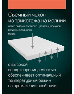 Матрас топпер royal plush 140х200 белый 140x8x200 см Iq sleep