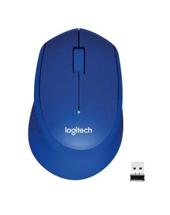 Мышь LOGITECH M330 Wireless Mouse - SILENT PLUS - BLUE Logitech