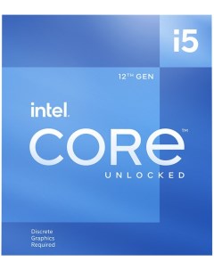 Процессор Core I5 12400F BOX Intel