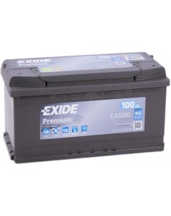 Автомобильный аккумулятор Premium EA1000 100 А ч Exide