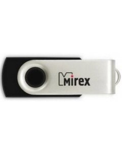 USB Flash SWIVEL RUBBER BLACK 16GB 13600 FMURUS16 Mirex