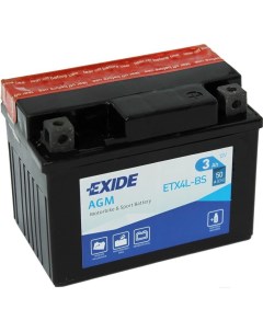 Аккумулятор ETX4LBS А ч Exide