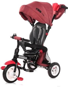 Детский велосипед с ручкой Moovo Air Luxe 2021 Red Black 10050462103 Lorelli