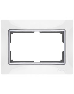 Рамка для выключателя и розетки Snabb WL03 Frame 01 DBL white белый a033481 Werkel