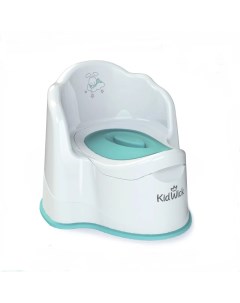 Горшок детский Королевский белый бирюзовый KW080104 Kidwick