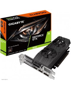 Видеокарта GeForce GTX 1650 4GB GDDR6 Low Profile GV N1656D6 4GL Gigabyte
