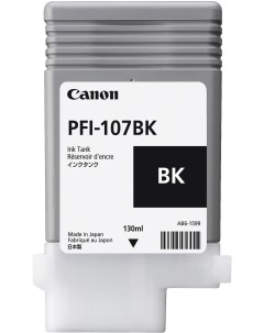 Картридж для принтера PFI 107BK Canon