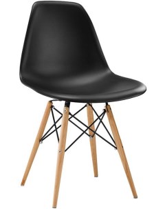 Стул Eames Style DSW комплект 4 шт черный Y801 black Stool group