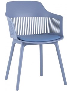 Стул Crocus с подушкой голубой SL 7047DP greyish blue 70107 DUAL Stool group