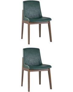 Стул LOKI экокожа 2 шт зеленый LW1808 PU GREEN EY416 X2 Stool group