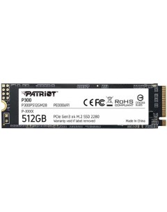 SSD диск M 2 512Gb P300 Patriot