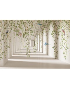 Фотообои Flower Tunnel 3d 4 с защитным покрытием 200х140 Citydecor