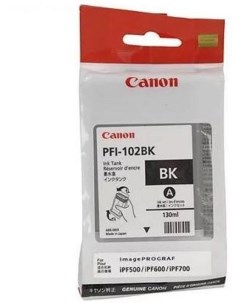 Картридж для принтера PFI 102BK 0895B001AA Canon