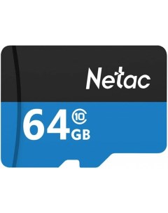 Карта памяти microSDHC 64GB P500 NT02P500STN 064G S Netac