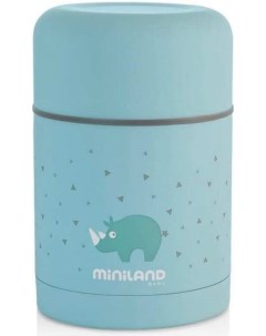 Термос детский для еды Silky Thermos 600 мл голубой Miniland