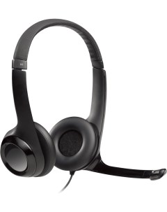 Наушники с микрофоном H390 черный 981 000014 Logitech