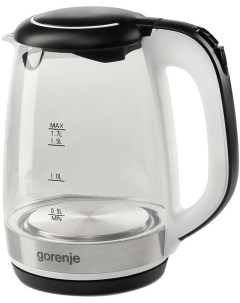 Электрочайник K17GLBWGOR 1 7л черный Gorenje