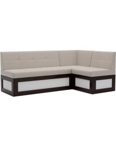 Кухонный диван Нотис 187х82 правый бархат бежевый Star Velvet 6 Light Beige М11 15 4 Mebel-ars