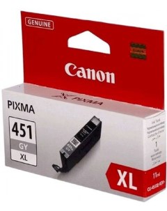 Картридж для принтера CLI 451GY XL 6476B001 Canon