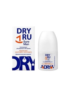 Антиперспирант для уверенных в себе мужчин Sure Man Roll on 50 Dry ru