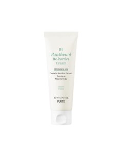 Восстанавливающий крем для лица с пантенолом B5 Panthenol Re barrier Cream 80 Purito