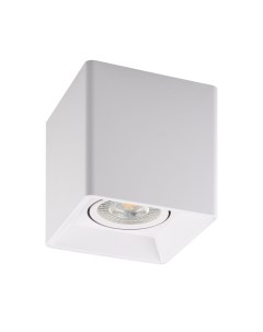 Dk3030 wh светильник накладной ip 20 10 вт gu5 3 led белый пластик белый Denkirs