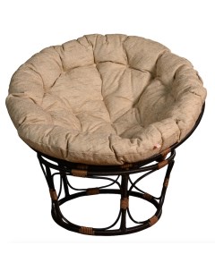 Кресло papasan коричневый черный Bigarden