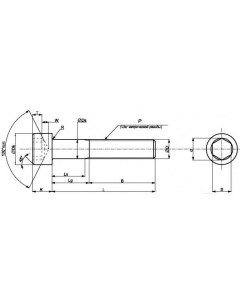 Винт V010182M 250шт с цилиндрической головкой Ект